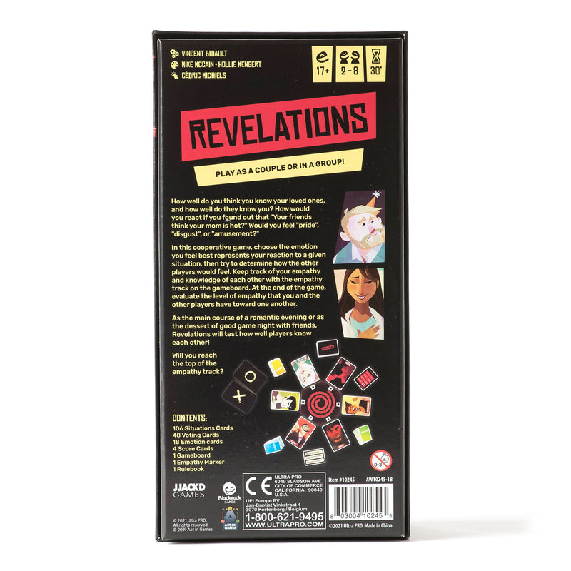Revelations: An Adult Party Game for 2-8 Players | Ultra PRO Entertainment