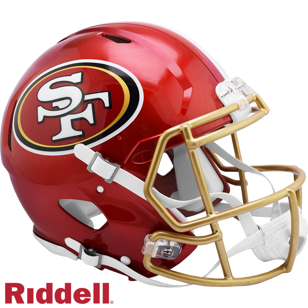 San Francisco 49ers Riddell Speed Pocket Pro Football Helmet - ML Sports  Enterprises