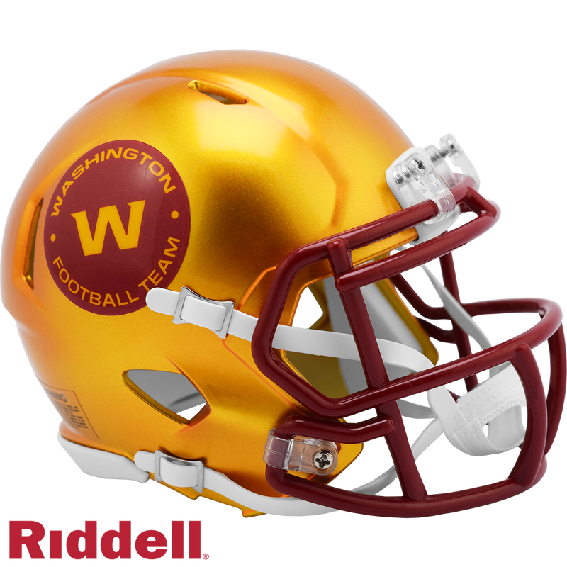 Riddell NFL Washington Football Team Flash Alternate Speed Mini Replica Helmet | Ultra PRO International