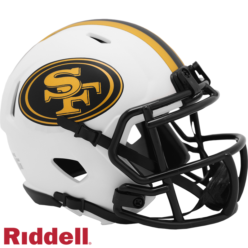 Riddell NFL San Francisco 49ers Alternate Lunar Eclipse Speed Mini Replica Helmet | Ultra PRO International