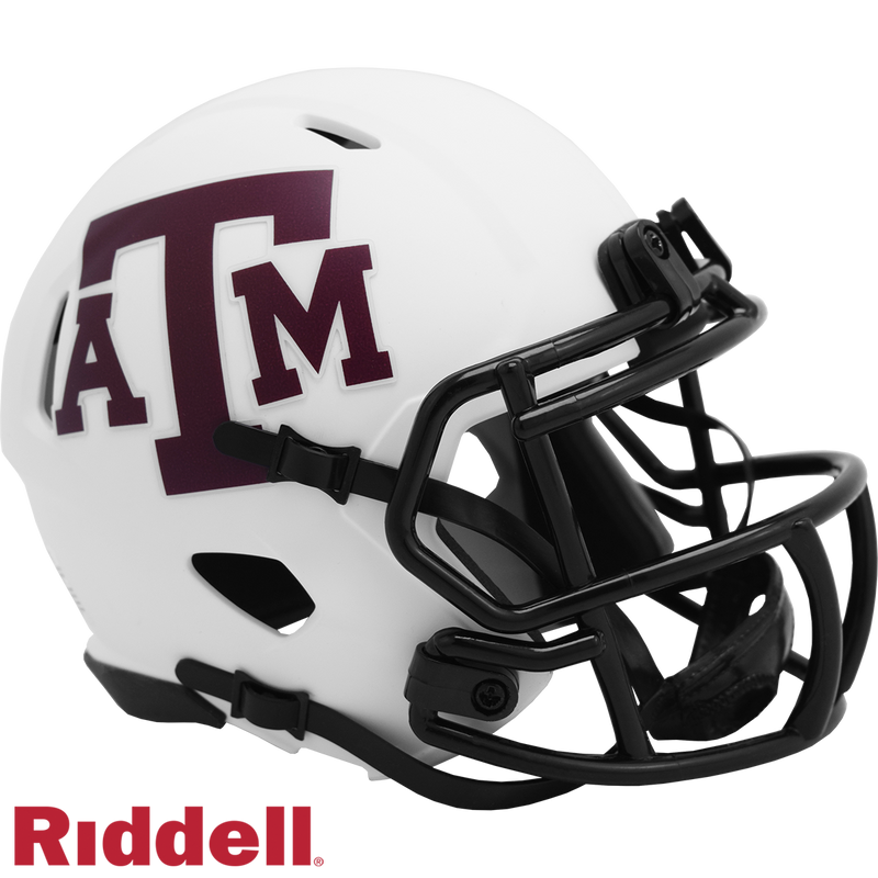 Riddell NCAA Texas A&M Aggies Alternate Lunar Eclipse Speed Mini Replica Helmet | Ultra PRO International