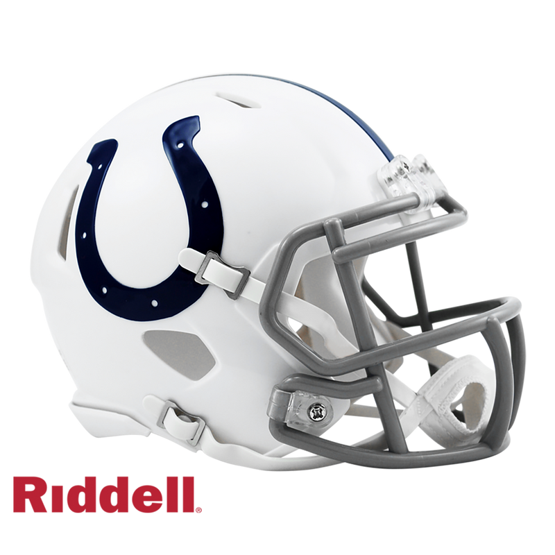 Riddell NFL Indianapolis Colts 04-19 Throwback Speed Mini Replica Helmet | Ultra PRO International