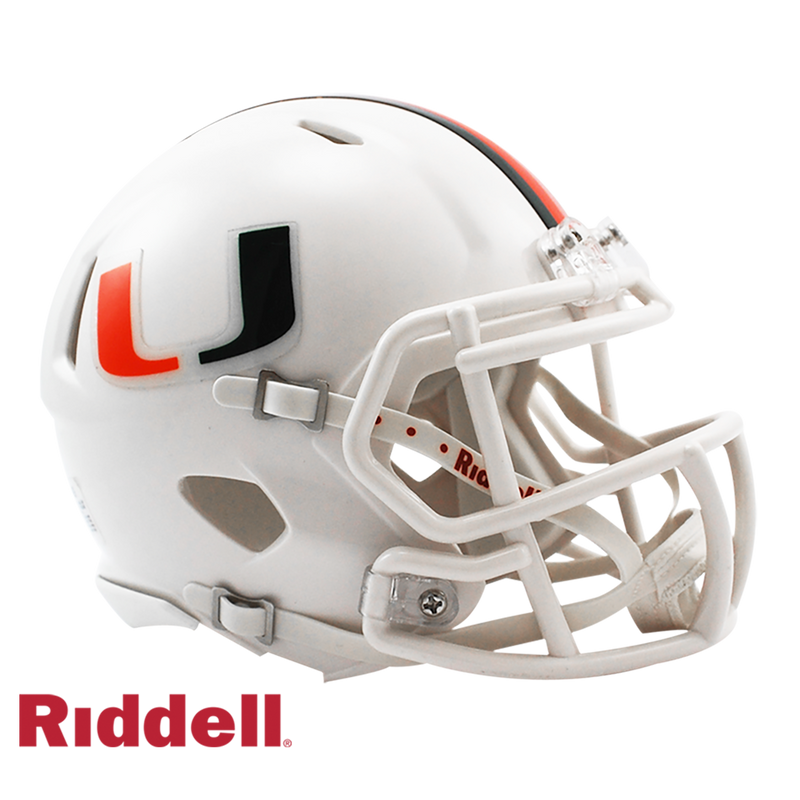 Riddell NCAA Miami Hurricanes Speed Mini Replica Helmet | Ultra PRO International