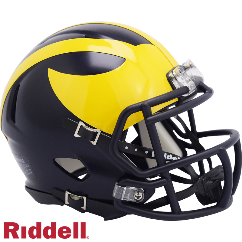 Riddell NCAA Michigan Wolverines Speed Mini Replica Helmet | Ultra PRO International