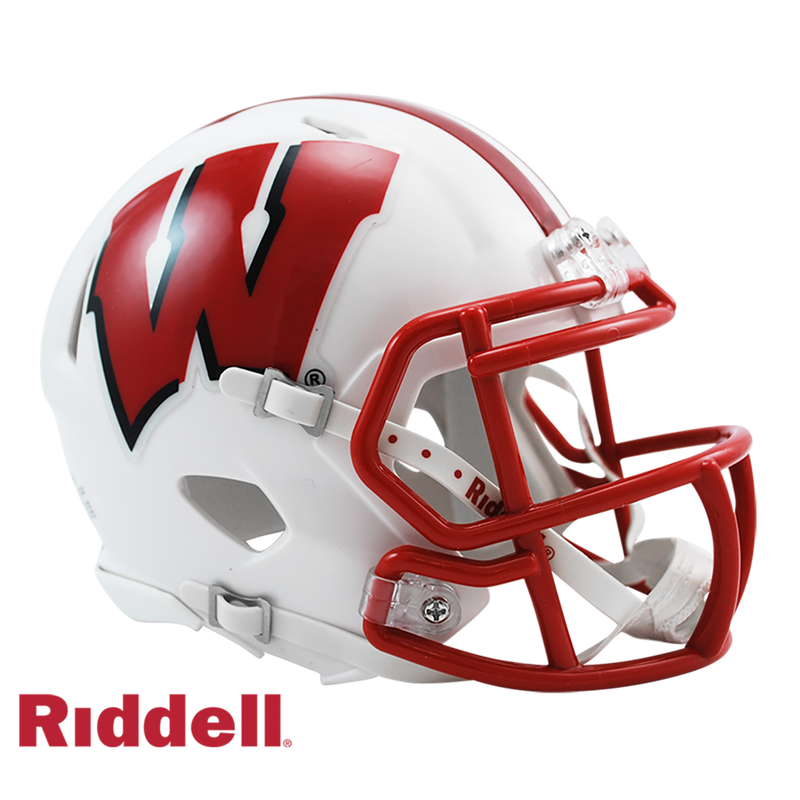 Riddell NCAA Wisconsin Badgers Speed Mini Replica Helmet | Ultra PRO International