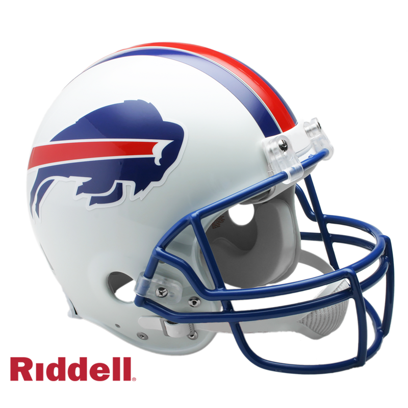 Riddell NFL Buffalo Bills 76-83 Throwback VSR4 Proline Full Size Authentic Helmet | Ultra PRO International