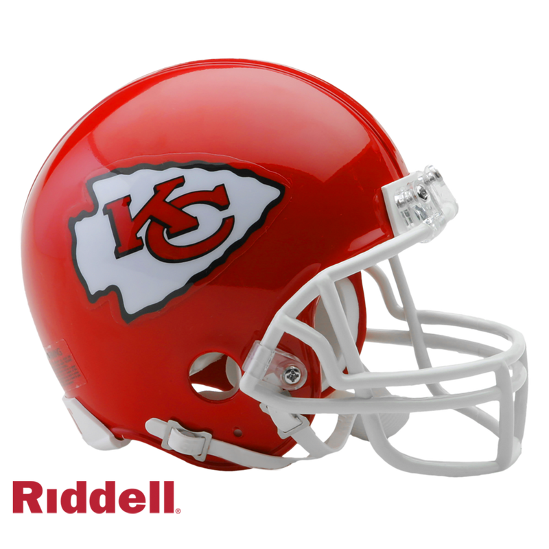 Riddell NFL Kansas City Chiefs VSR4 Mini Replica Helmet | Ultra PRO International