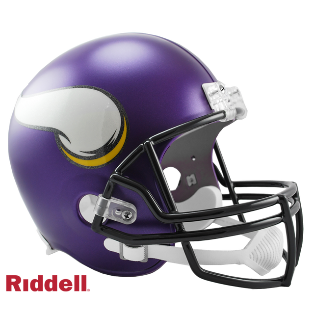 Riddell NFL Minnesota Vikings VSR4 DLX Full Size Replica Helmet | Ultra PRO International