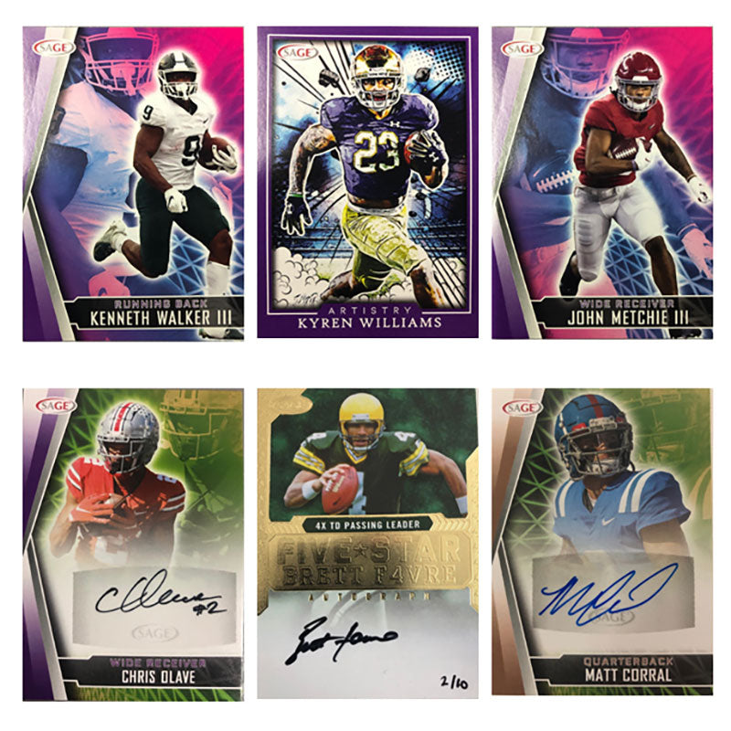 2022 Sage Hit Premier Draft Football Mega Box | Ultra PRO International