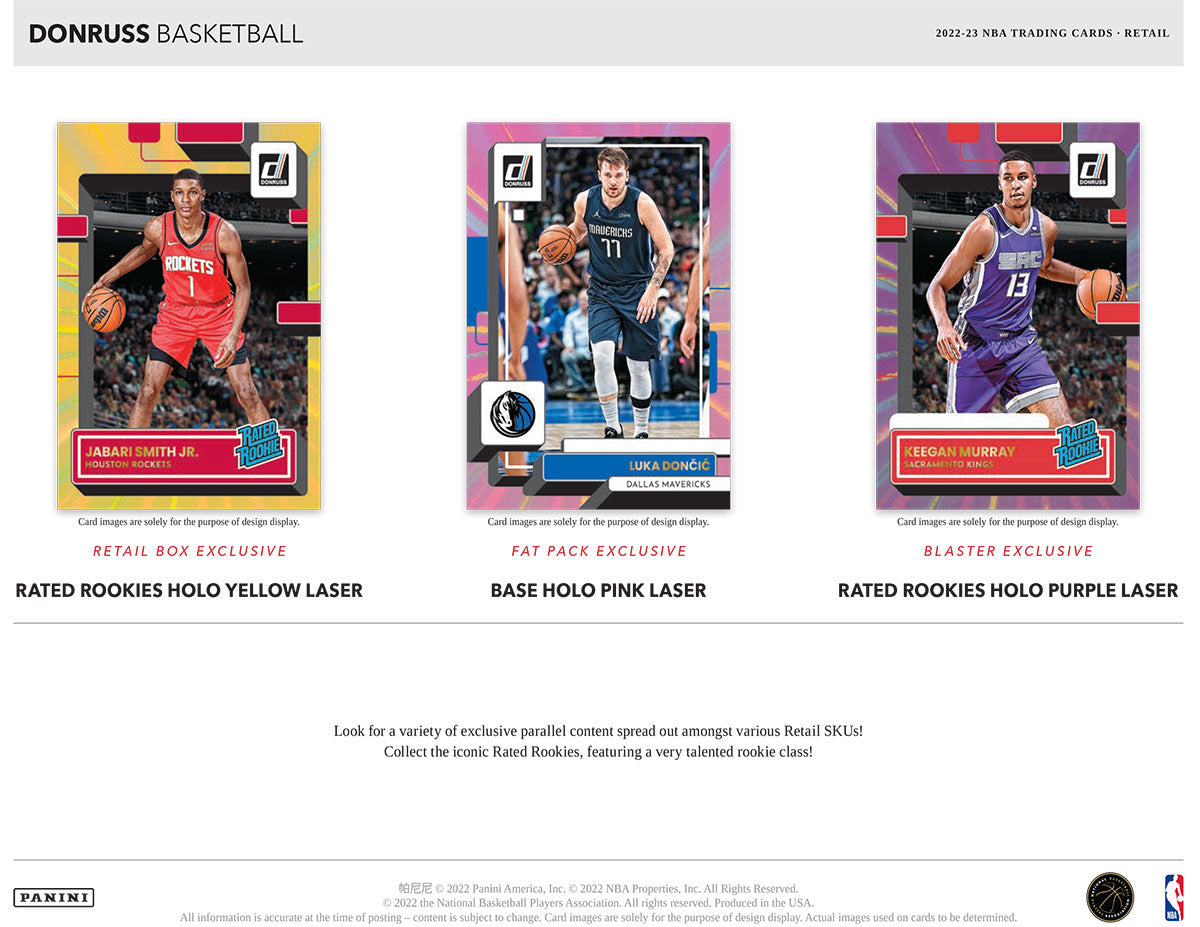  2022-2023 Donruss NBA Basketball Fat Pack #13078 | Ultra PRO International