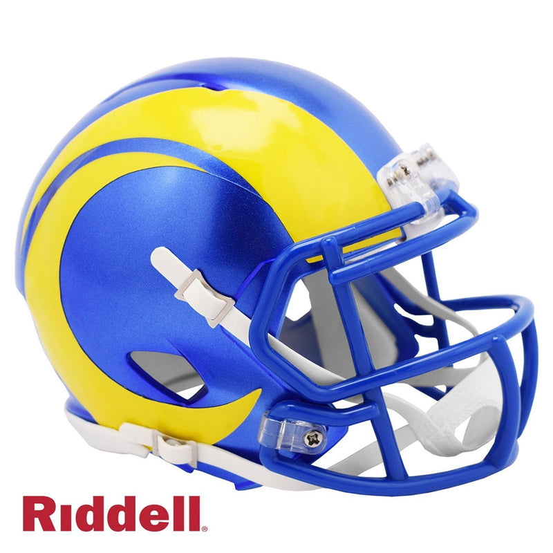 Riddell NFL Los Angeles Rams Speed Mini Replica Helmet | Ultra PRO InternationalRiddell NFL Los Angeles Rams Speed Mini Replica Helmet | Ultra PRO International
