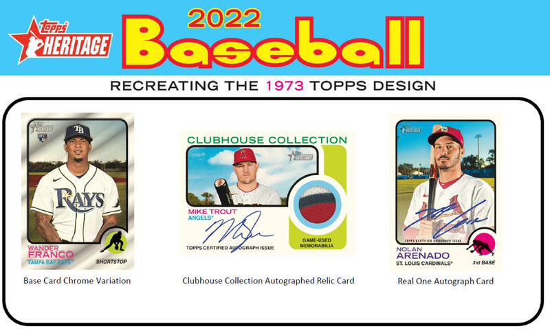 2022 Topps Heritage Baseball MLB Hanger Box | Ultra PRO International