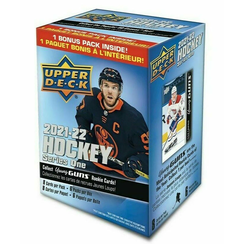 2021 - 2022 Upper Deck Series 1 Hockey Blaster Box