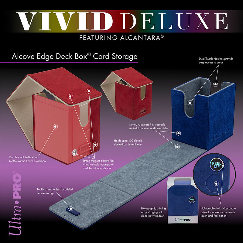 Vivid Deluxe Alcove Flip Deck Box Ultra PRO International Vivid Deluxe Alcove Flip Deck Box Ultra PRO International