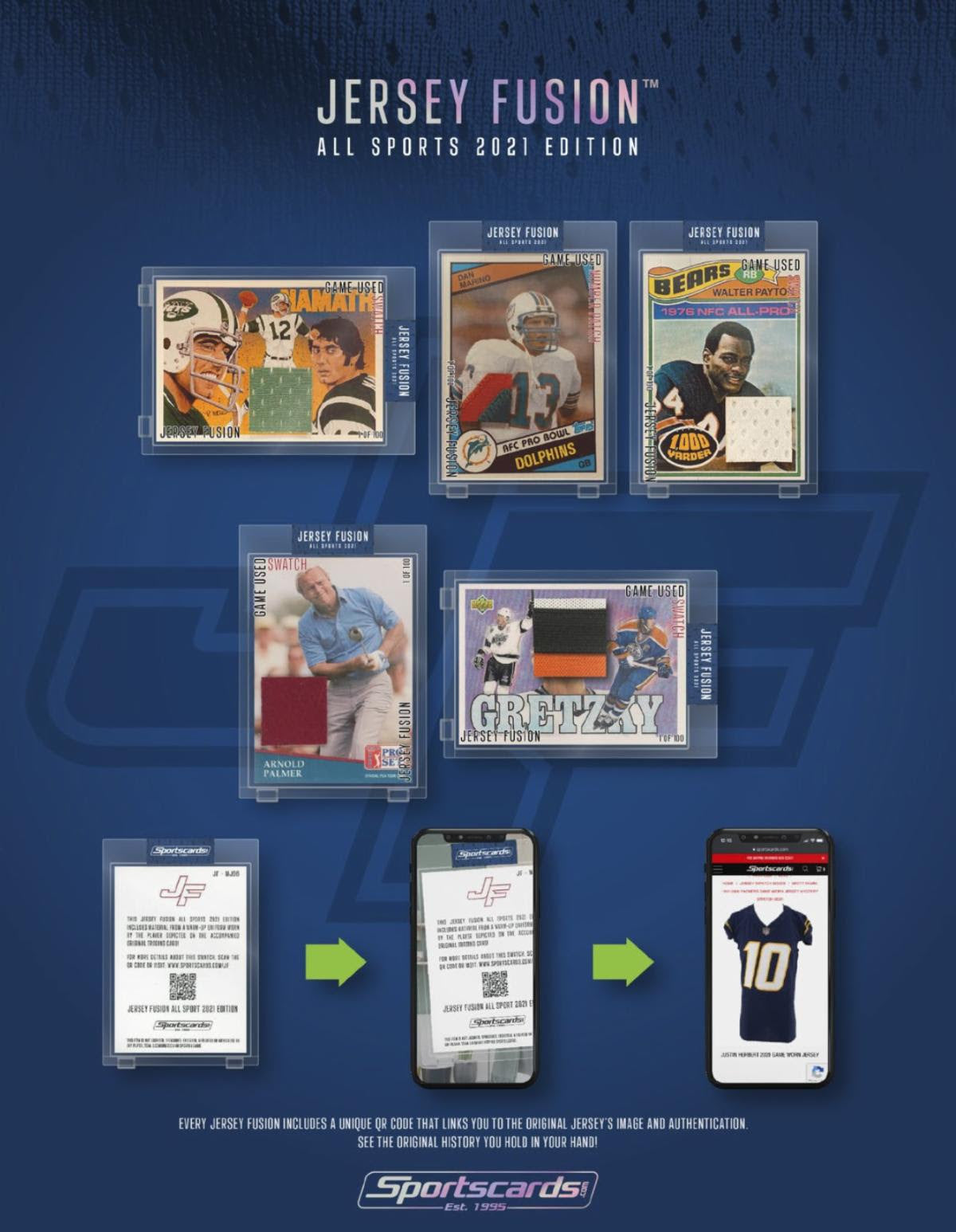 2021 Sportscards Jersey Fusion All Sports Edition Blaster Box - 1 Original  Trading Card with an Auth…See more 2021 Sportscards Jersey Fusion All