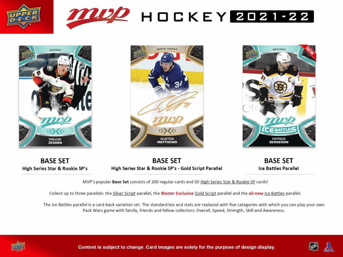 2021 - 2022 Upper Deck MVP NHL Blaster Box | Ultra PRO International