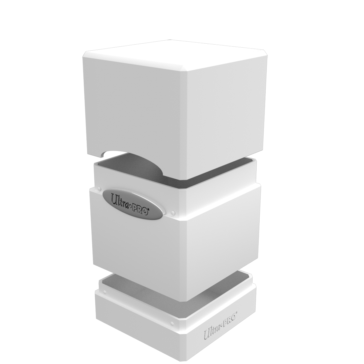 Ultra Pro Satin Tower White Deck Box